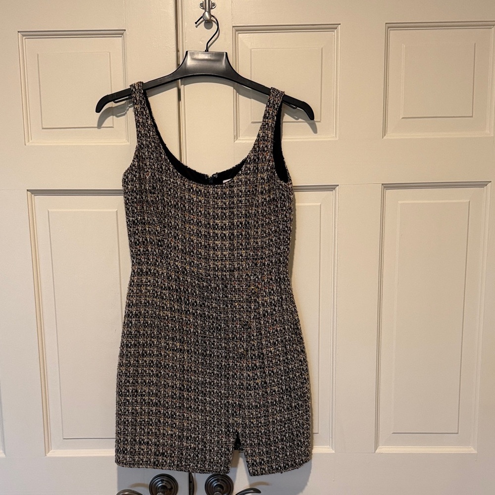 Tweed Sleeveless Dress